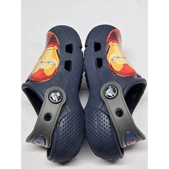 Crocs x Marvel Avengers Iconic Comfort Kids Slip On Clogs Shoes Size C7 - Picture 10 of 14